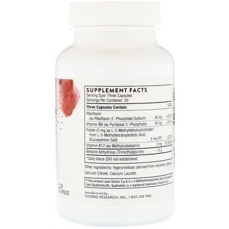 Метил-Гард Витамины для мозга Methyl-Guard Plus Thorne Research 90 капсул: цены и характеристики