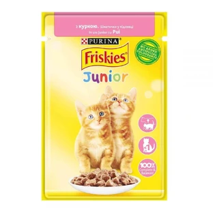 Консерви для кошенят Friskies Junior з куркою в підливі 85 г пауч