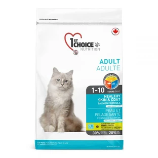 Сухой корм для кошек 1st Choice Adult Healthy Skin&Coat с лососем 907 г