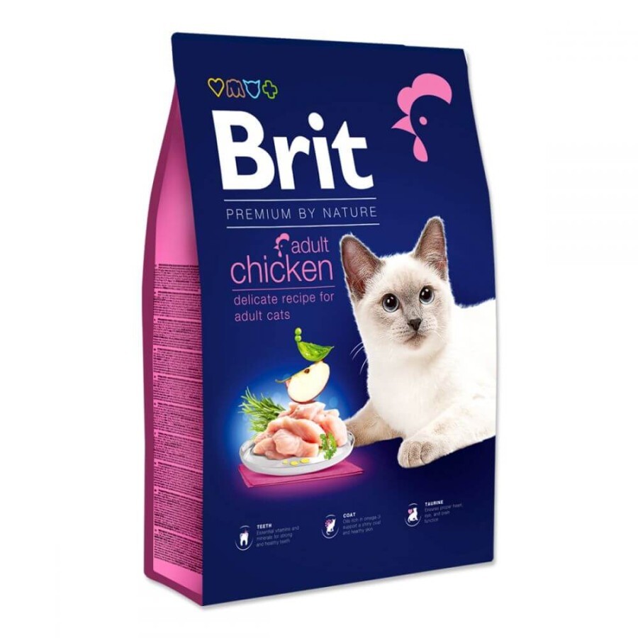 Сухий корм для котів Brit Premium by Nature Cat Chicken з куркою 1.5 кг: ціни та характеристики