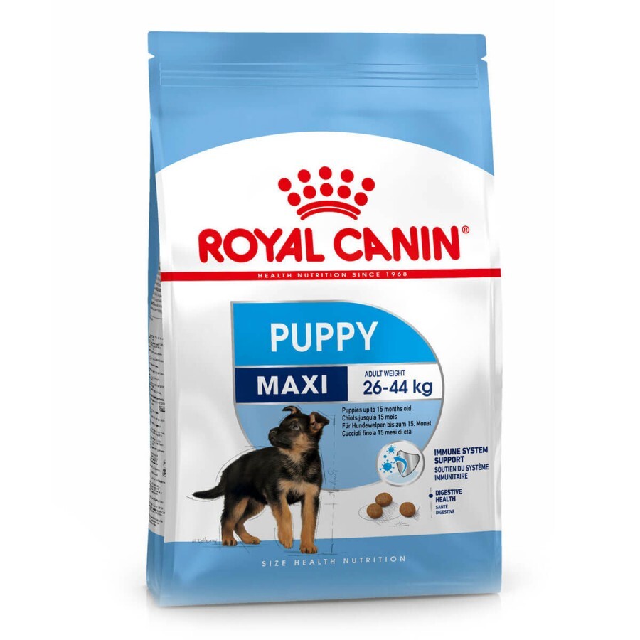 Сухой корм для щенков Royal Canin Maxi Puppy для крупных пород 4 кг: цены и характеристики