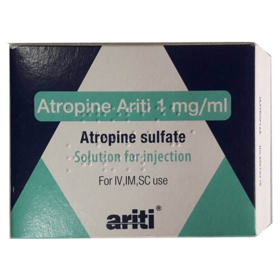 Атропин (Atropine Ariti) 1 мг/мл №5: цены и характеристики