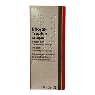 Еффортіл (Effortil) 7,5 мг/мл флакон 15 мл