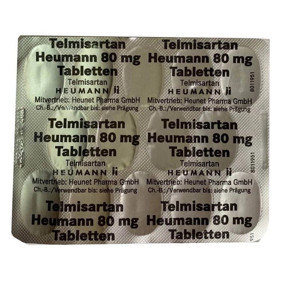 Телмісартан (Telmisartan) 80 мг № 14 таблеток: ціни та характеристики