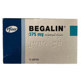Бегалін (Begalin) 375 мг № 12 таблеток