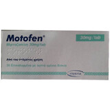 Мотофен (Motofen) 30 мг № 30 таблеток, діюча речовина: міртазапін