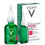 Сироватка-пілінг Vichy Normaderm Probio-BHA для корекції недоліків жирної та проблемної шкіри обличчя 30 мл