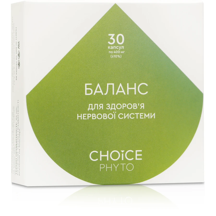 Баланс Choice Phyto Антистресовий комплекс 30 капсул: ціни та характеристики