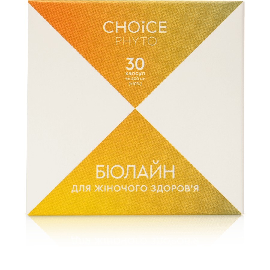 Біолайн Choice Phyto Жіночий комплекс 30 капсул: ціни та характеристики