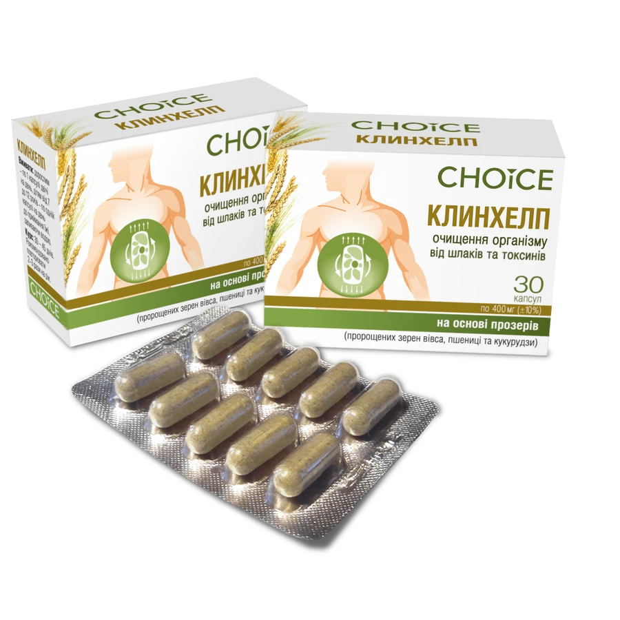 Клинхелп Choice Phyto Очищение организма от шлаков и токсинов 30 капсул: цены и характеристики