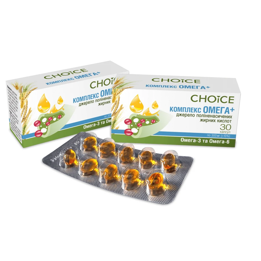 Комплекс Choice Phyto Омега+ 30 капсул: цены и характеристики