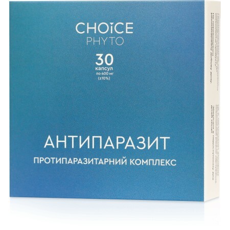 Антипаразит Choice Phyto Противопаразитарный комплекс 30 капсул