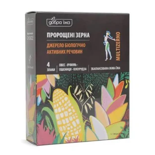 Пророщені зерна злаків Добра Їжа, в стіках 100 г №10
