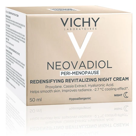 Крем-догляд Vichy Neovadiol нічний антивіковий з охолоджувальним ефектом для збільшення щільності та відновлення тонусу шкіри обличчя, 50 мл: ціни та характеристики