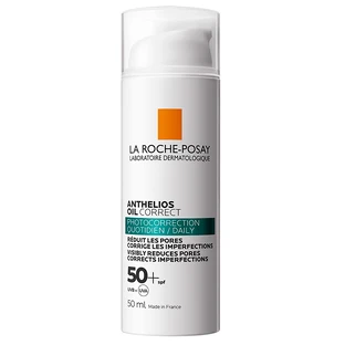 Солнцезащитный корректирующий гель крем La Roche-Posay Anthelios Oil Correct SPF50+ для ежедневного ухода за проблемной кожей лица, 50 мл