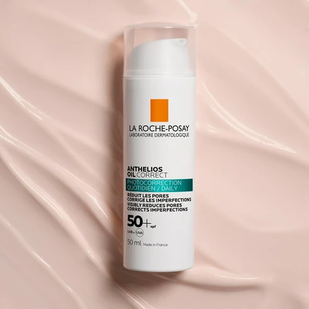 Солнцезащитный корректирующий гель крем La Roche-Posay Anthelios Oil Correct SPF50+ для ежедневного ухода за проблемной кожей лица, 50 мл: цены и характеристики