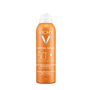 Сонцезахисний спрей-вуаль Vichy Capital Soleil SPF50 зволожуючий, водостійкий, 200 мл