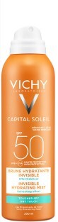 Солнцезащитный спрей-вуаль Vichy Capital Soleil SPF50, увлажняющий, водостойкий, 200 мл