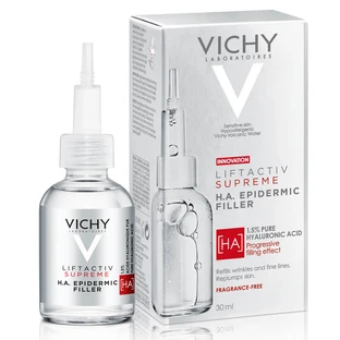 Сыворотка антивозрастная Vichy Liftactiv Supreme H.A. Epidermic Filler для сокращения морщин и восстановления упругости кожи, 30 мл