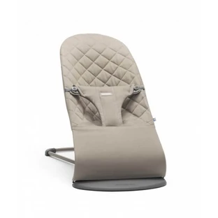 Кресло-качалка BabyBjorn Bliss Cotton Sand Grey №1