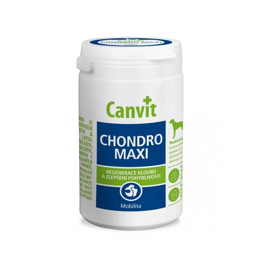 Кормова добавка для собак Canvit CHONDRO MAXI для регенерації суглобів і поліпшення рухливості 230 г: ціни та характеристики