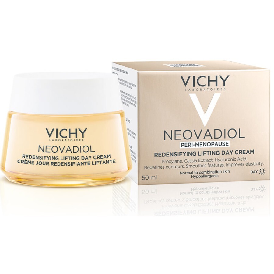 Крем денний Vichy Neovadiol для збільшення щільності та пружності нормальної та комбінованої шкіри обличчя, 50 мл: ціни та характеристики