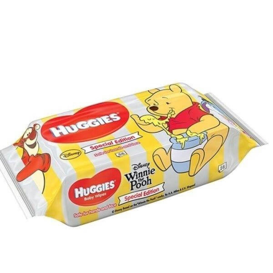 Серветки вологі Huggies Disney Winnie the Pooh №56: ціни та характеристики