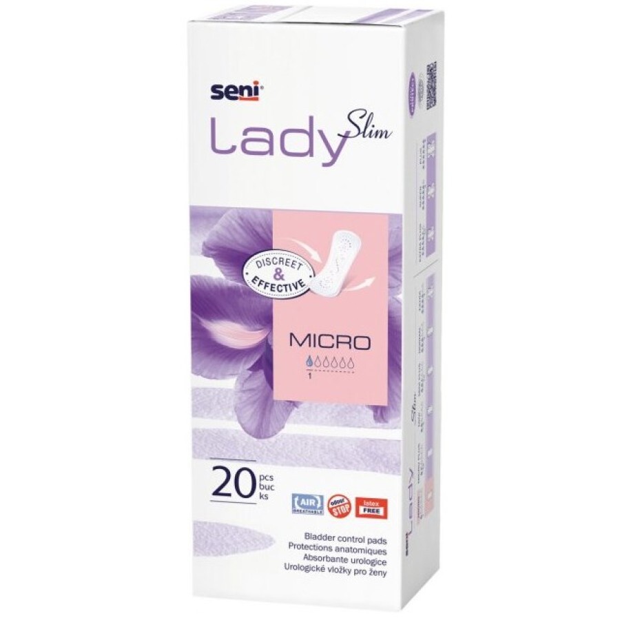 Прокладки урологические Seni Lady Slim Miсro №20: цены и характеристики
