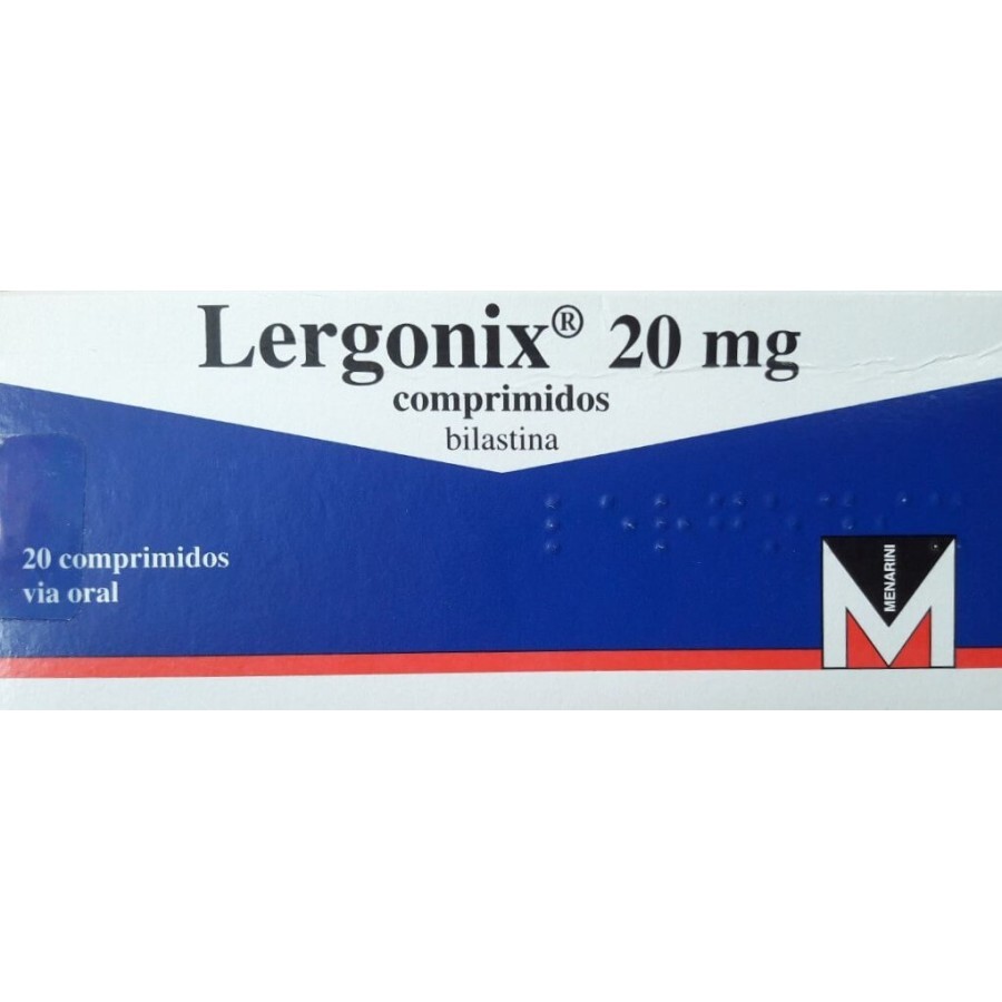 Лергоникс (Lergonix) 20 мг №20 таблеток, действующее вещество: биластин: цены и характеристики