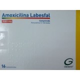 Амоксицилін (Amoxicilin Labesfal) 1000 мг № 16 таблеток, діюча речовина: амоксациліну тригідрат