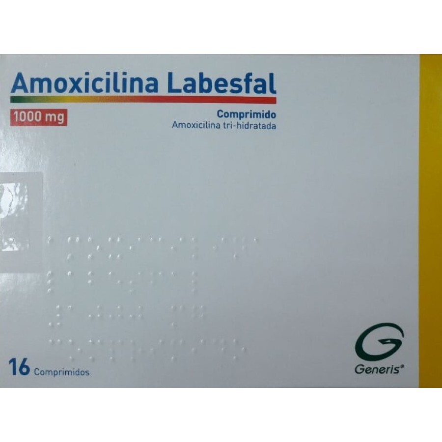 Амоксициллин (Amoxicilin Labesfal) 1000 мг №16 таблеток, действующее вещество: амоксациллина тригидрат: цены и характеристики