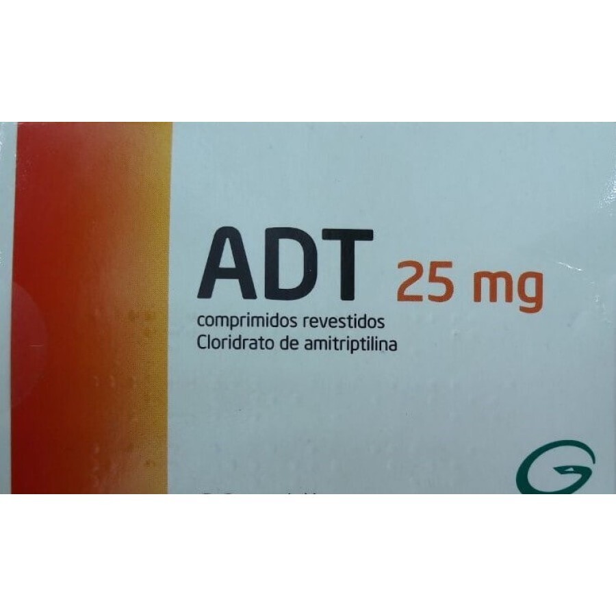 АДТ 25 мг № 20 таблеток, действующее вещество: амитриптилин: цены и характеристики