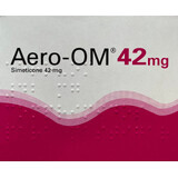 Аеро-Ом (Aero-Om) 42 мг таб №10 діюча речовина: симетикон
