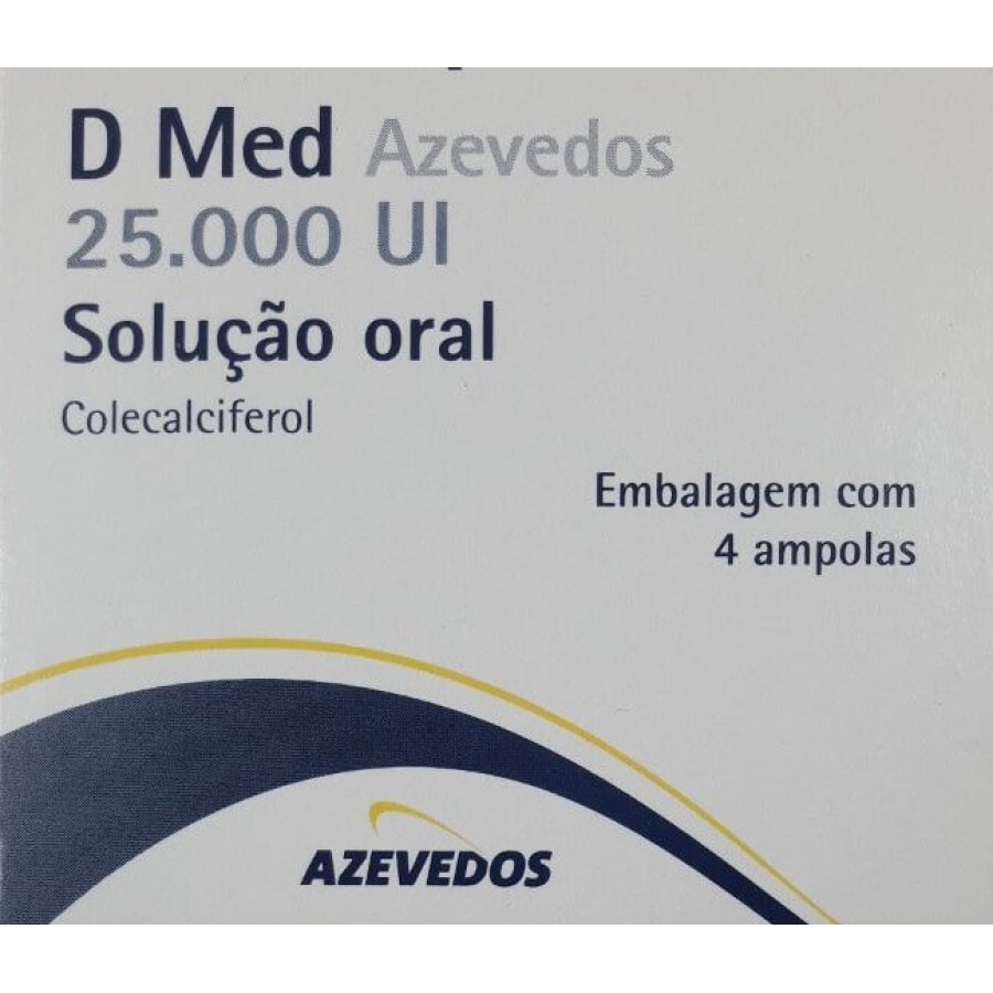 Д Мед (D Med) пероральный раствор 25000 ЕД № 4 ампулы, действующее вещество: холекальциферол: цены и характеристики