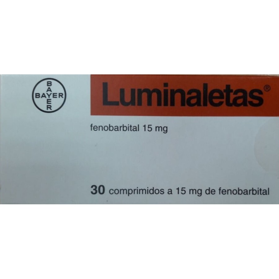 Люминалеты (Luminaletas) 15 мг №10 таблеток, действующее вещество: фенобарбитал: цены и характеристики