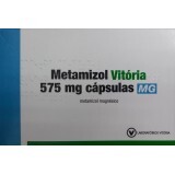 Метамізол (Metamizol Vitoria) 575 мг № 10 капсул, діюча речовина: метамізол магнезія
