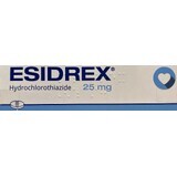 Эсидрекс (Esidrex) 25 мг таб №30 действующее вещество: гидрохлоротиазид