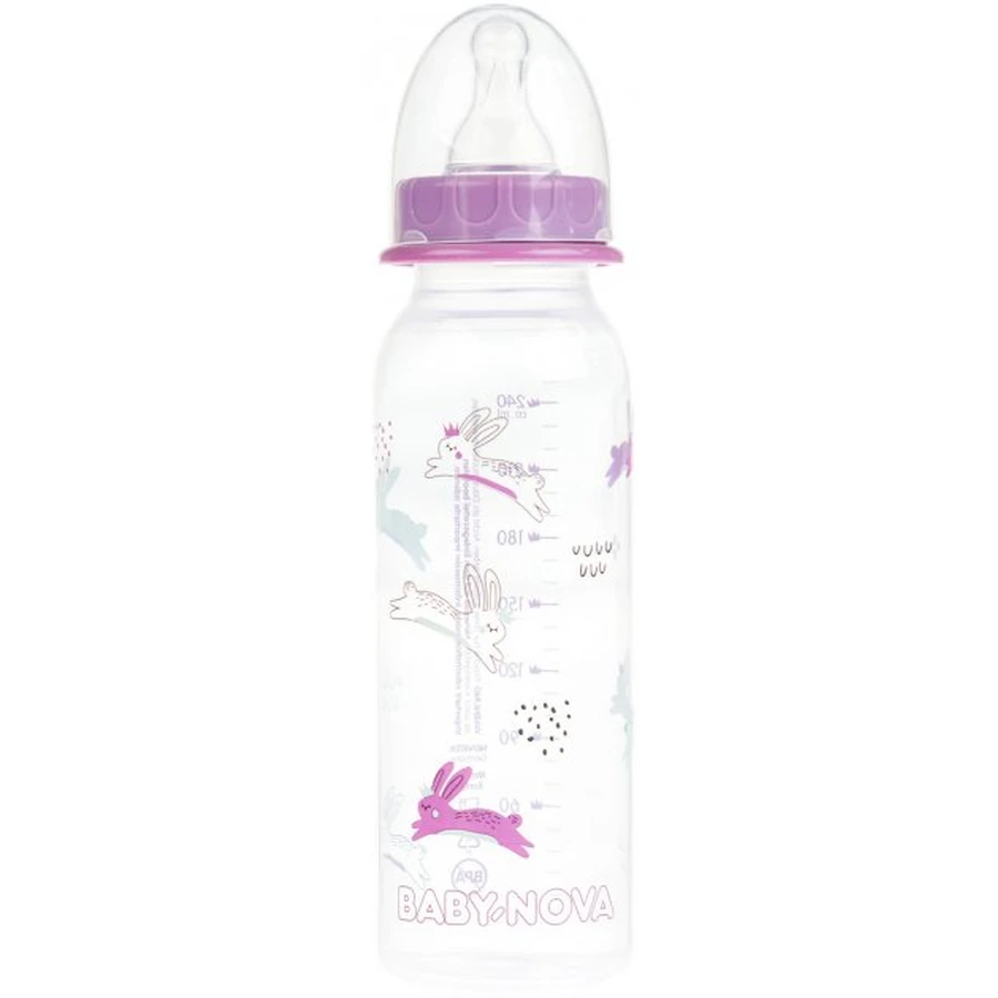 Пляшечка Baby-Nova Декор 240 мл 47010-3: ціни та характеристики