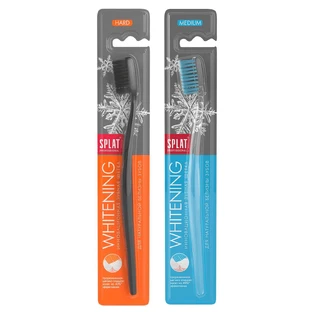 Набор Зубная щетка Splat Whitnening средняя + Зубная щетка Splat Professional Whitening Hard жесткая