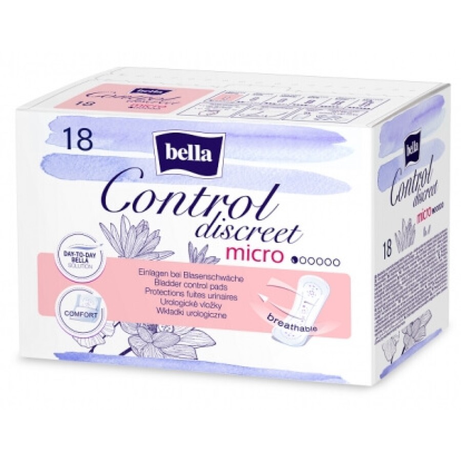 Прокладки уорологические Bella Control Discreet Micro №18: цены и характеристики