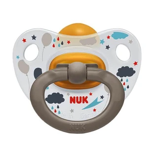 Пустушка латексна NUK Happy Kids від 18 місяців Сіра