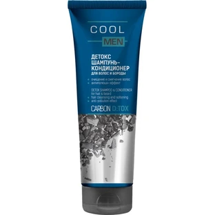 Шампунь-кондиционер Cool Men Detox Carbon для волос и бороды 250 мл