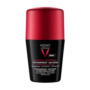 Кульковий антиперспірант Vichy Homme Clinical Control для чоловіків проти надмірного потовиділення та запаху 96 годин захисту 50 мл
