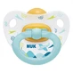 Пустушка Nuk Happy Kids Літак 6-18 міс. Блакитна