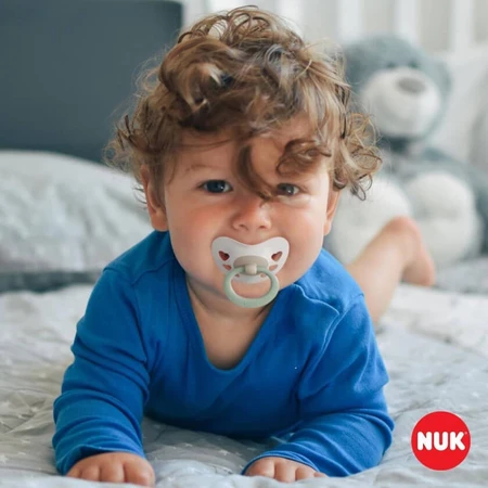 Пустушка Nuk Signature силік, 0-6 міс. Біла: ціни та характеристики