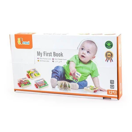 Развивающая игрушка Viga Toys Первая книжка: цены и характеристики