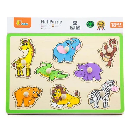 Развивающая игрушка Viga Toys Дикие животные: цены и характеристики