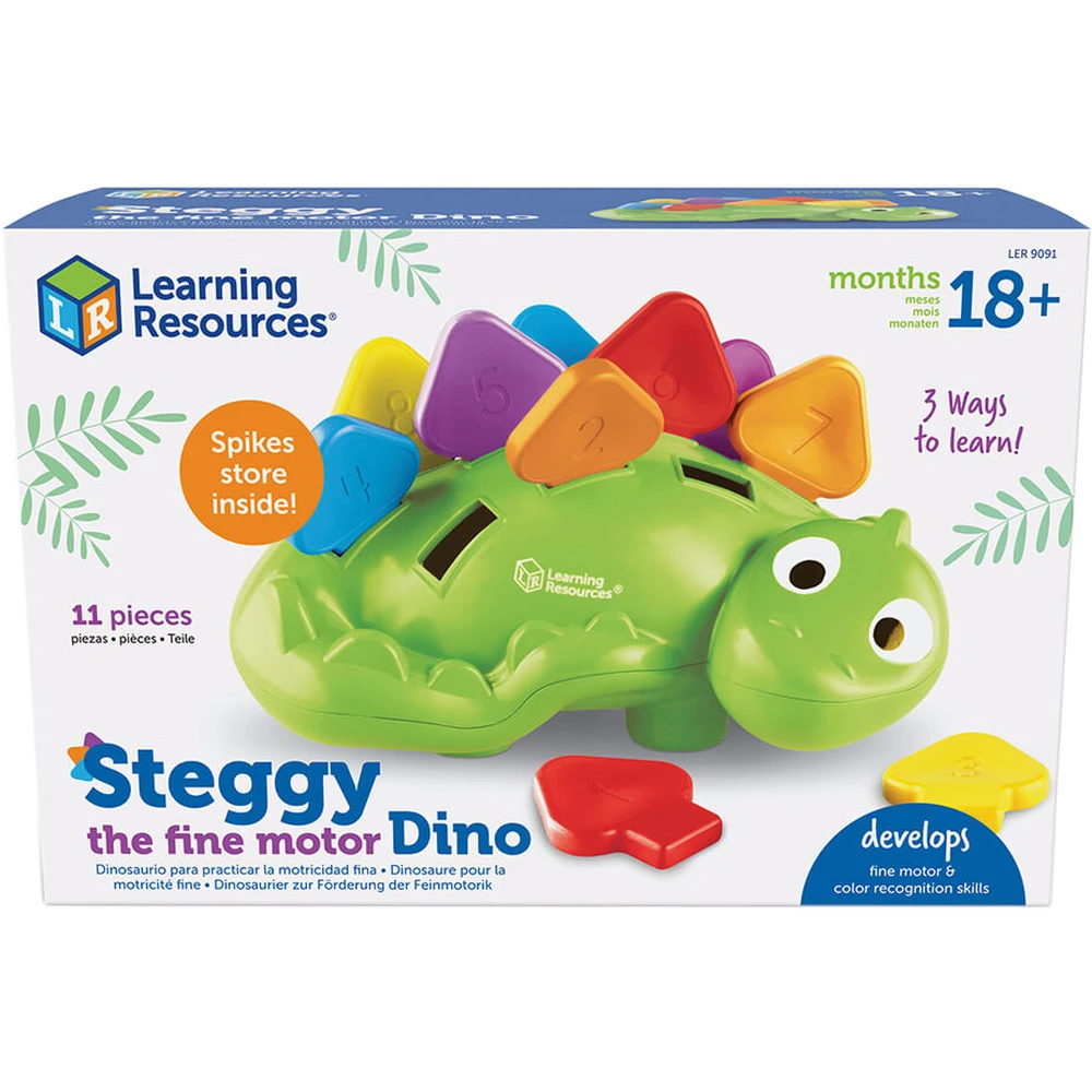 Развивающая игрушка Learning Resources набор-сортер Стегги Динозаврик: цены и характеристики