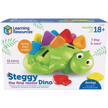 Розвиваюча іграшка Learning Resources набір-сортер Стеггі Динозаврик