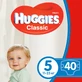 Підгузки Huggies Classic 5 (11-25 кг) Jumbo 40 шт